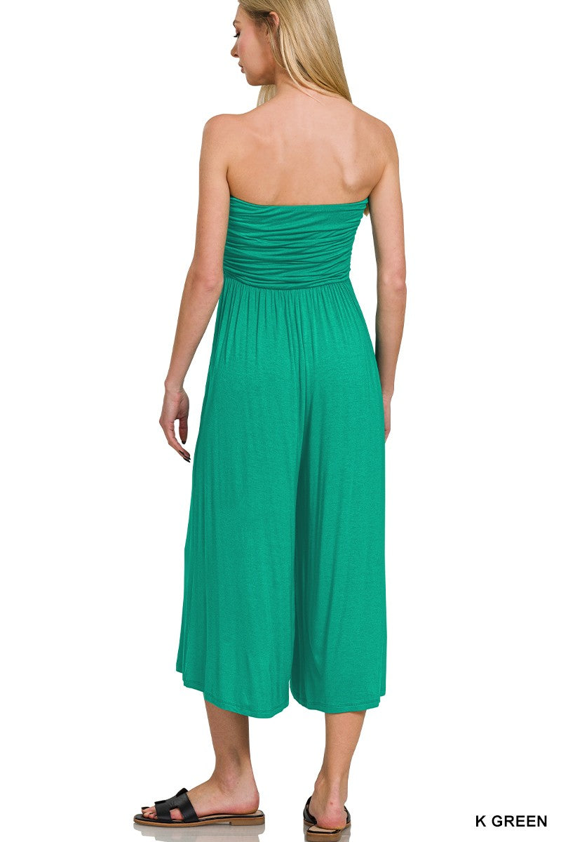 9287 Cali Cool Strapless One-Piece Zenana
