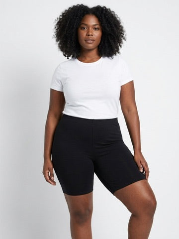 993 Everyday Flex Cotton Biker Shorts Zenana S-3X