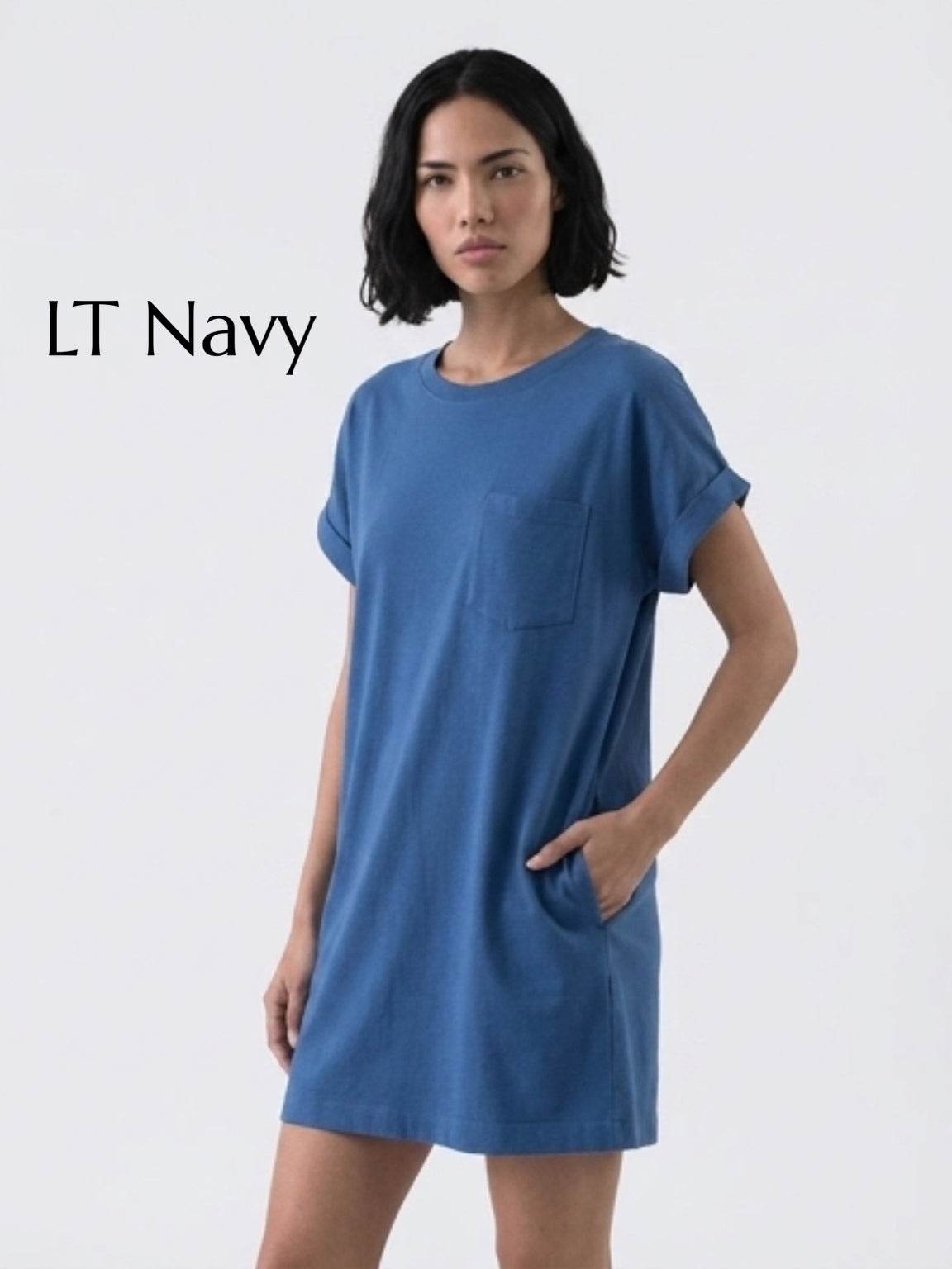 929 Cotton Breeze Pocket Dress zenana