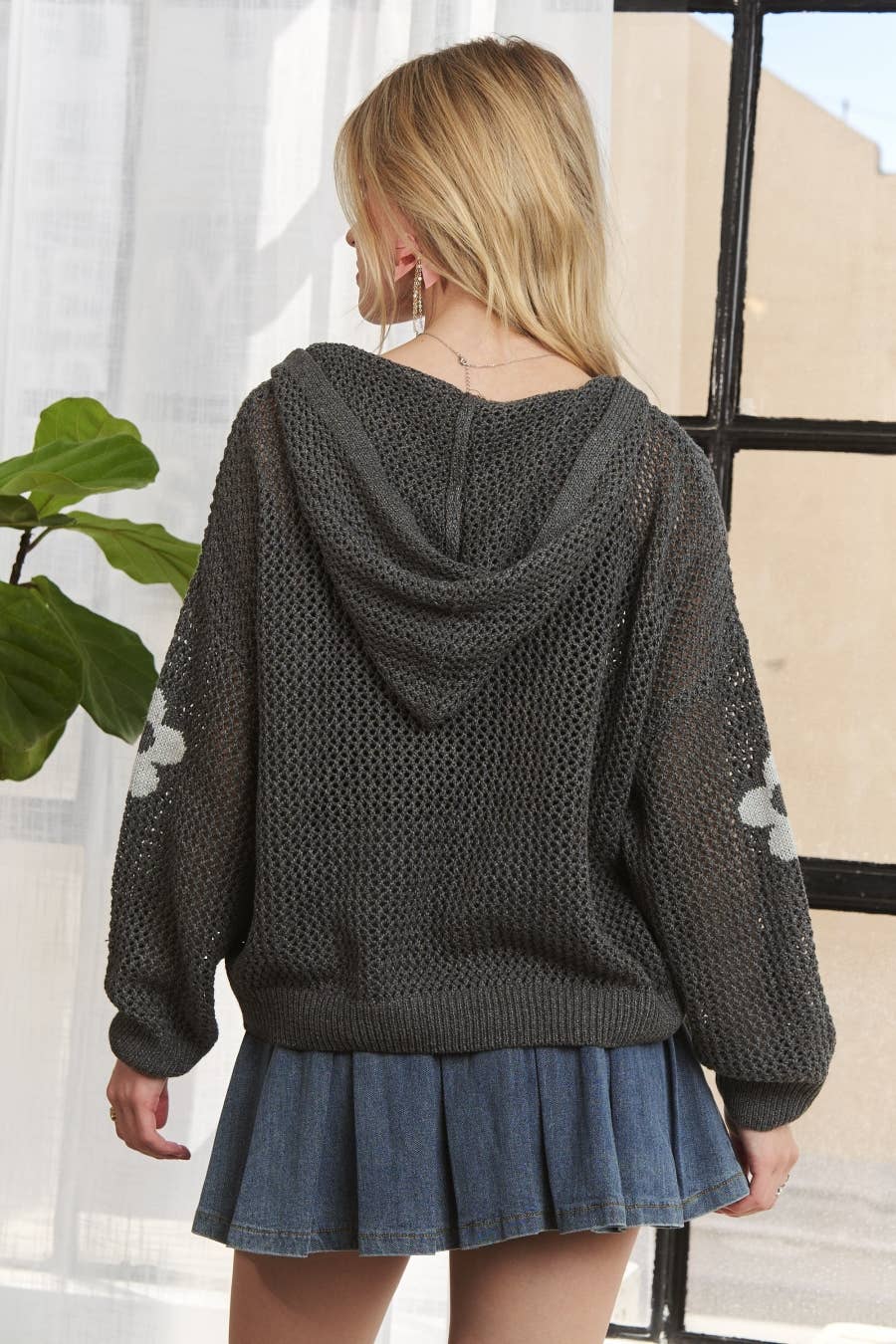 383 Bloom & Cozy Hoodie Sweater Top