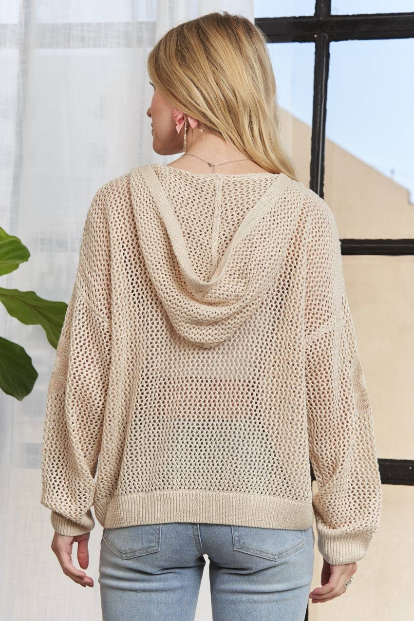 383 Bloom & Cozy Hoodie Sweater Top